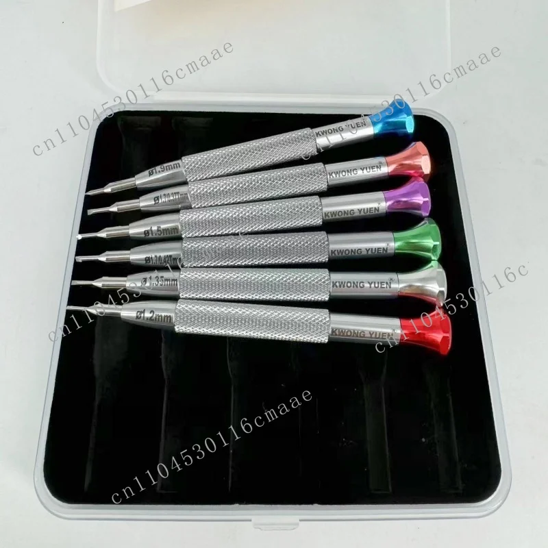 Watch Tool 6PCS Set Metal Watch Strap Special Screwdriver Suitable for Removing Watch Straps of RL-X 116234/74033/16750 Models