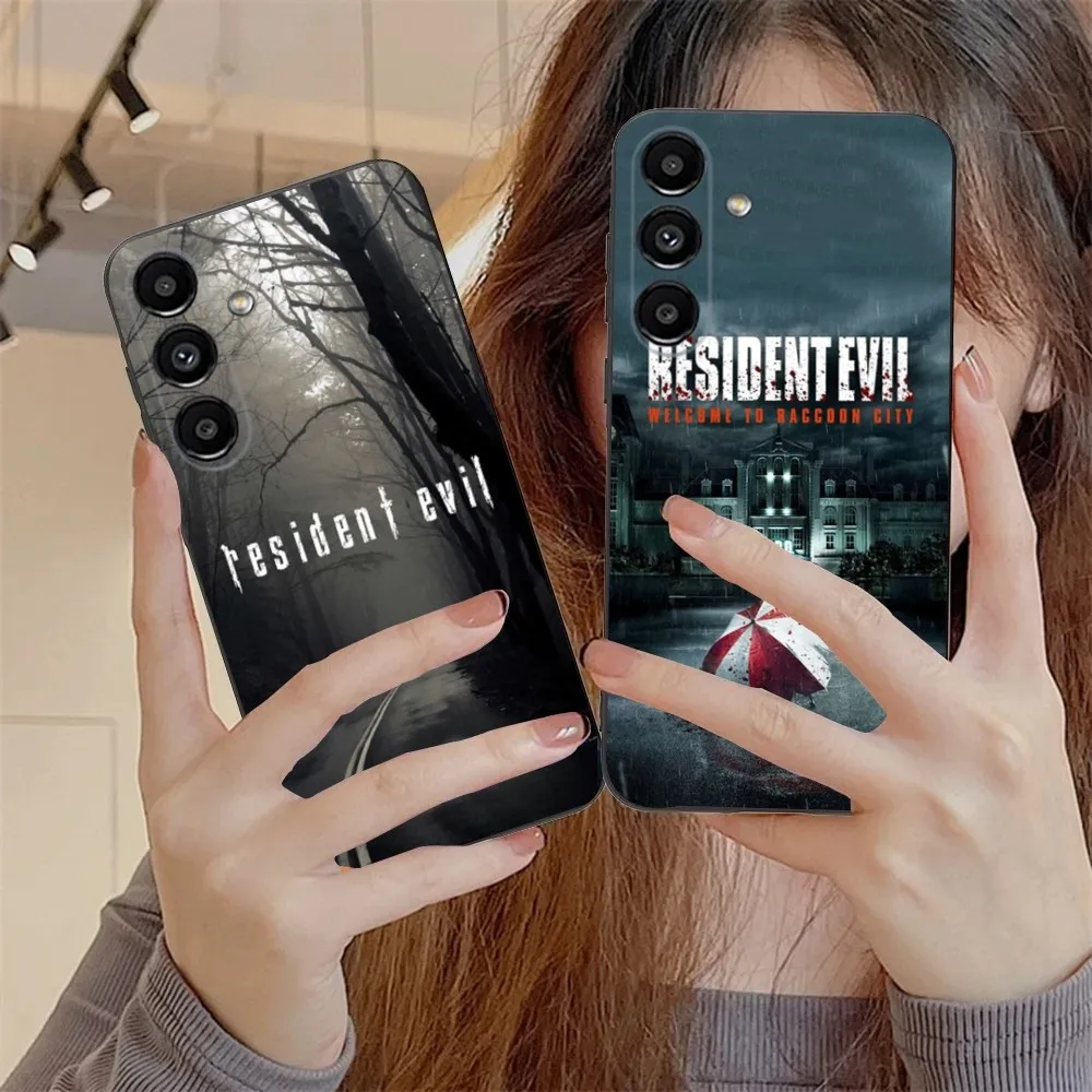 Game R-Resident Evil Video Phone Case For Samsung S24,S21,S22,S23,S30,Ultra,S20,Plus,Fe,Lite,Note,10,9,5G Black Soft Cover