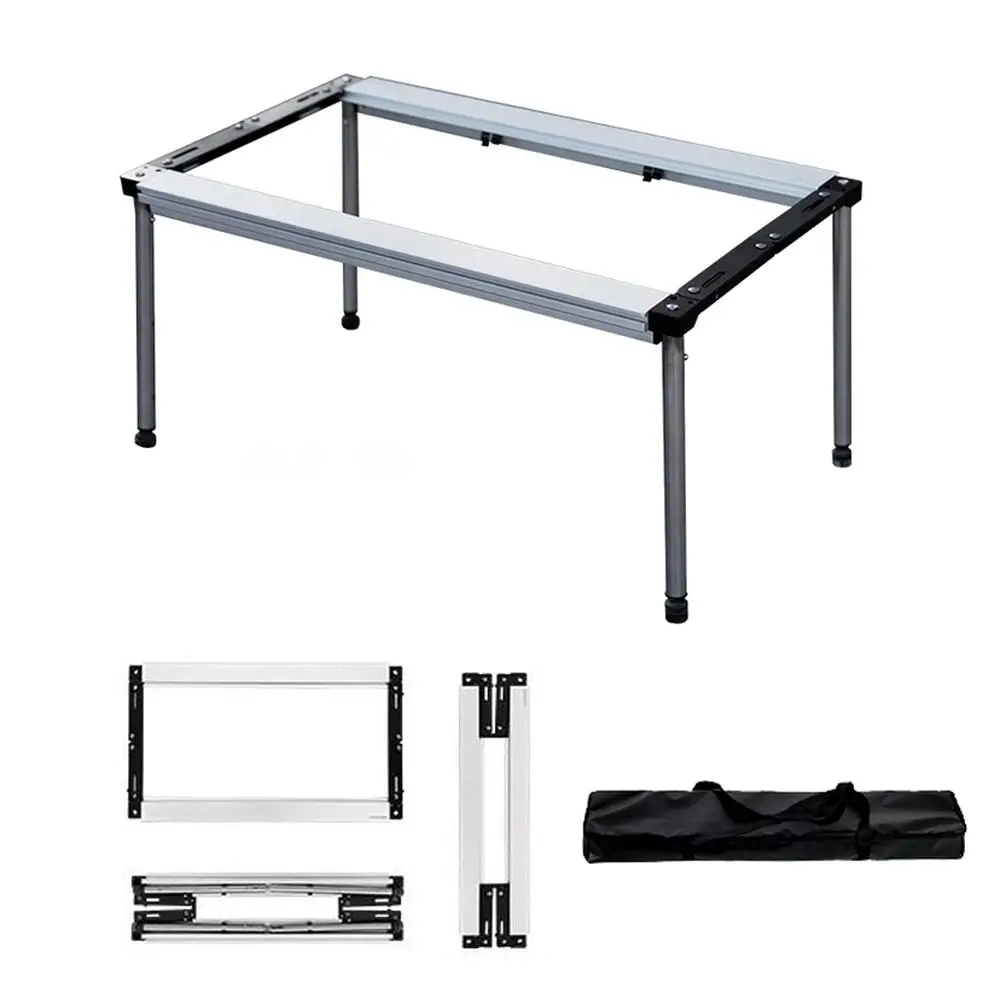 

Camping Folding IGT Table Aluminum Alloy Table Frame Lightweight Camping Portable Free Combination IGT Table Outdoor Kitchen