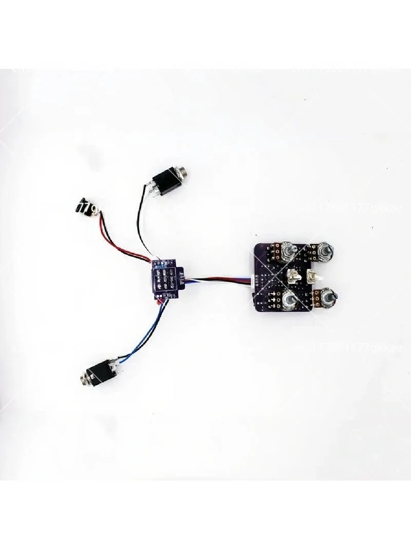 DIY Electric Guitar Fuzz Distortion Effect Pedal Circuit Board, Single Effect PCB Bare Board for Guitar Effect Making