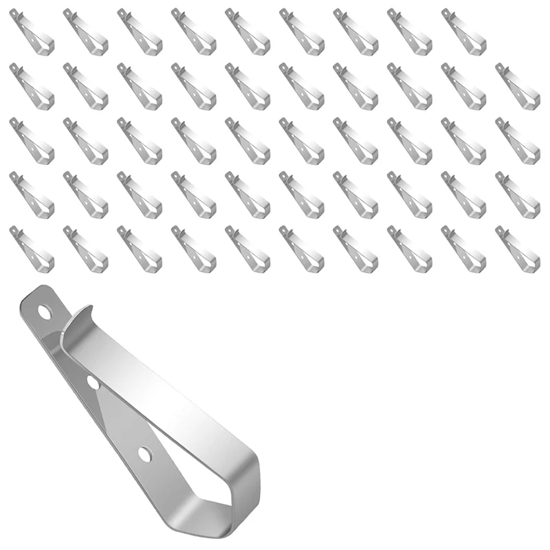 

B63B-For Liftmaster For Steal Garage Door Opener Clip Replacement 50PCS Stainless Steel For Sears Chamberlain Remote Door Opener