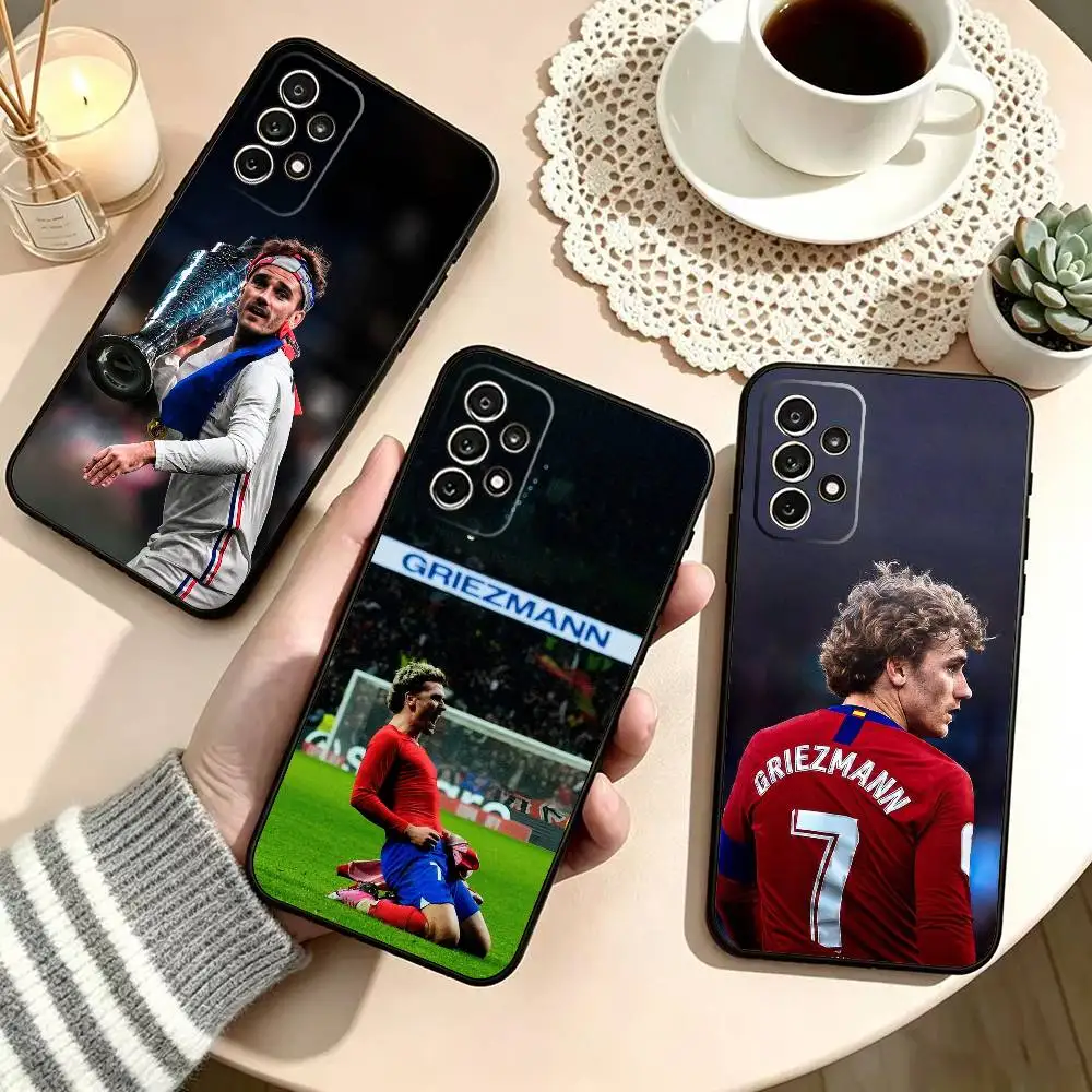 A-Antoine G-Griezmann Soccer Phone Case For Samsung S25,S24,S21,S22,S23,S30,Ultra,S20,Plus,Fe,Soft Silicone Black Cover