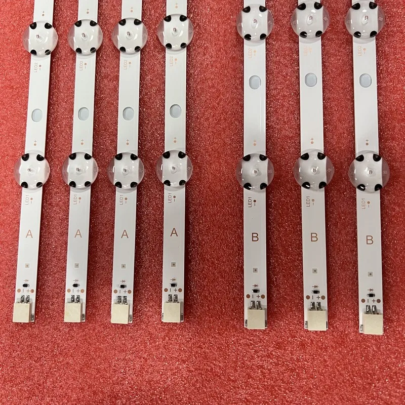 

Kit LED strip(7)For 17DLB55NER1-A B JVC LT-55C870 55HFL2879T/12 LUX0155005 Toshiba 55V6763DA 55VL5A63DB LT-55VU73M 55U6863DB