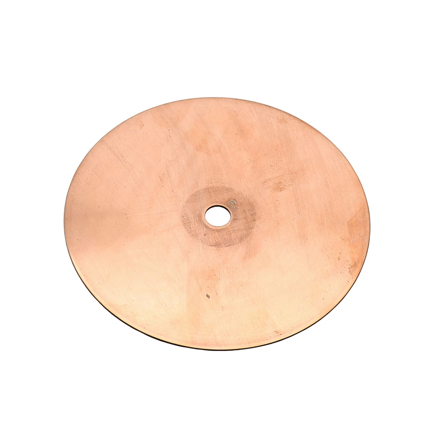 6 Inch Hole Diameter 12.7MM Copper Laps Gems Polishing Copper Disc Polishing Grinding Disc Gemstone Final Polish Disk