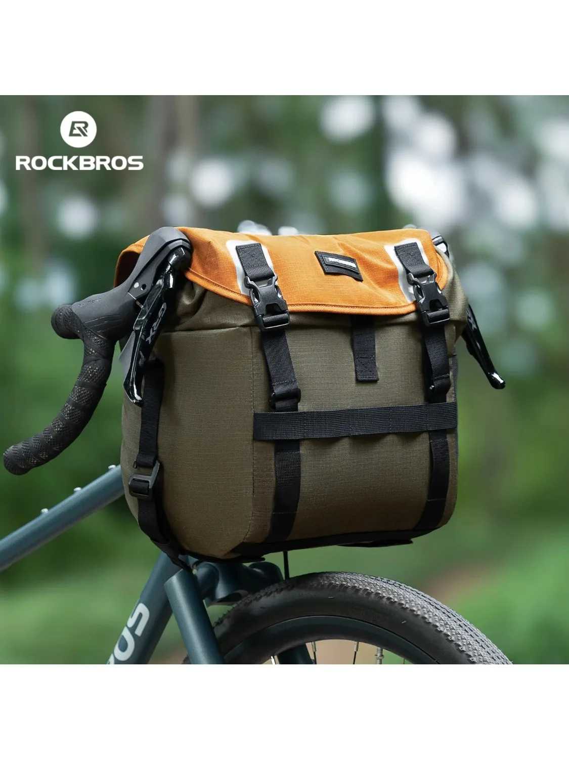 AliExpress ROCKBROS Front Bike Bag Portable Waterproof Shoulder Bag Versatile for Multiple Scenarios 24L Expandable Handlebar Bag