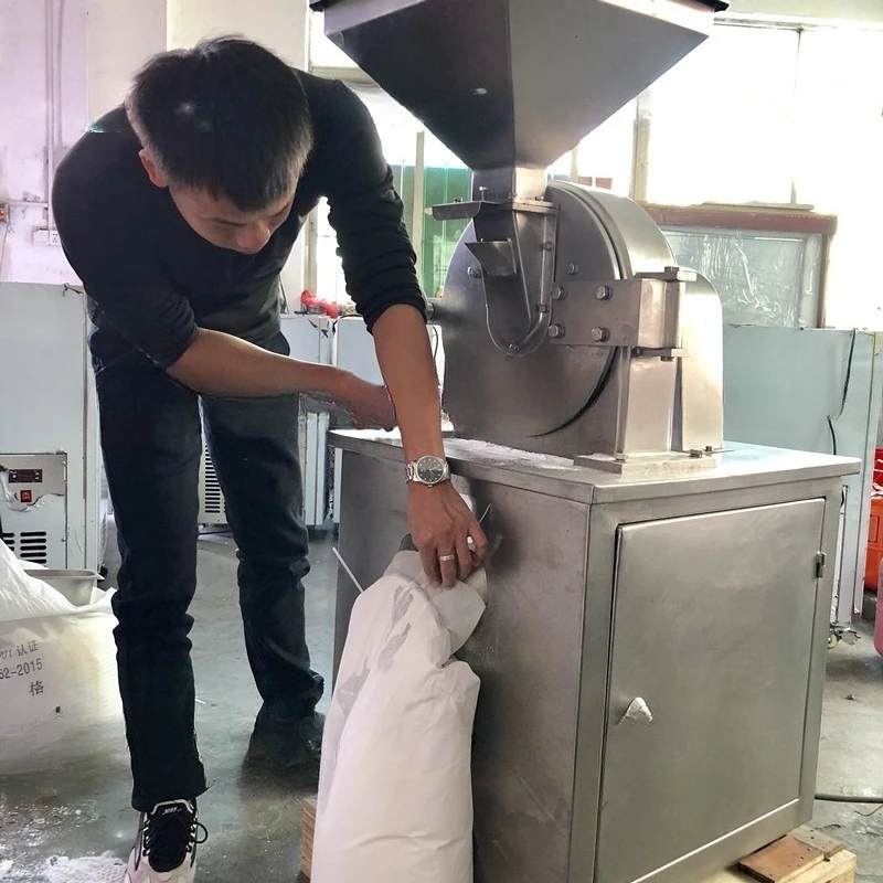 Chemical raw material crusher, industrial toothed disc type, energy crusher