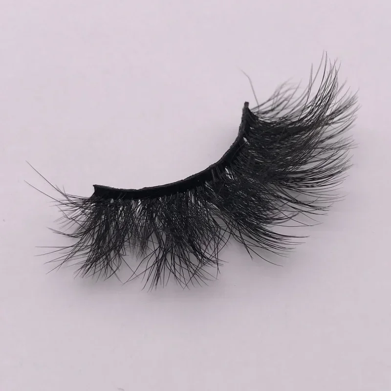 50pcs Natural Mink Hair Style False Eyelashes Soft Comfortable Chemical Fiber Thick Synthetic Eyelashes for Eye Makeup