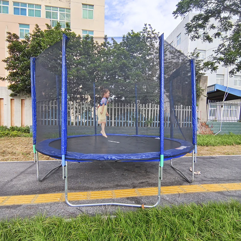 Manufacturer Trampoline  Outdoor Recreational Trampoline Jump for Adult and Kids With Safety Enclosure Net