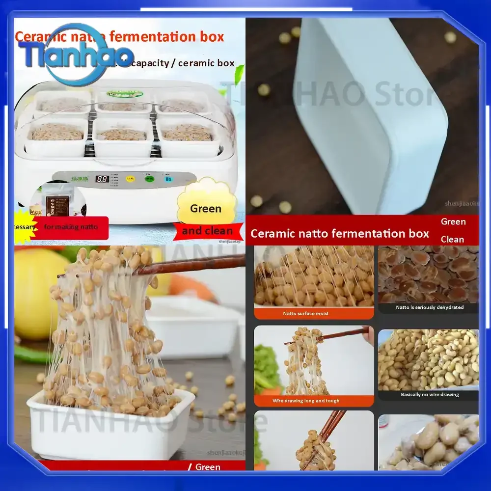 Natto Machine for Automatic Micro-Computer Control Steel Natto Fermentation Box High Quality Healthy Large Capacity Natto