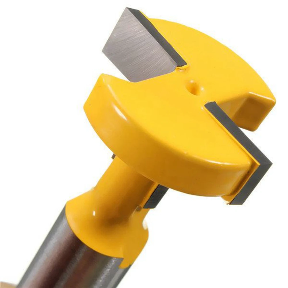 AT63-2Pcs 1/2 Inch Shank Router Bit T-Slot & T-Track Slotting Tenon Cutter Tool