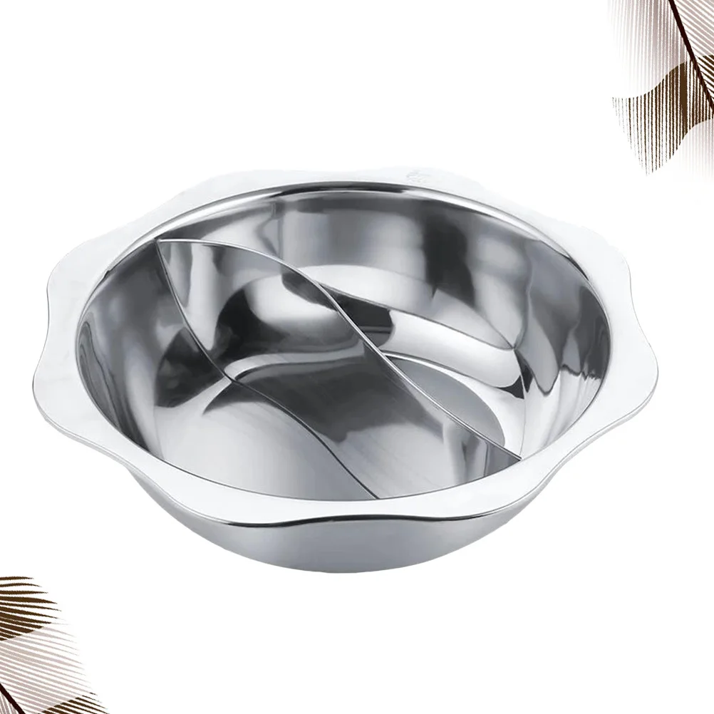 

Stainless Steel Hot 30Cm Induction Cooker Pot Non Stick Cooking Pot For Family Party Restaurant Use