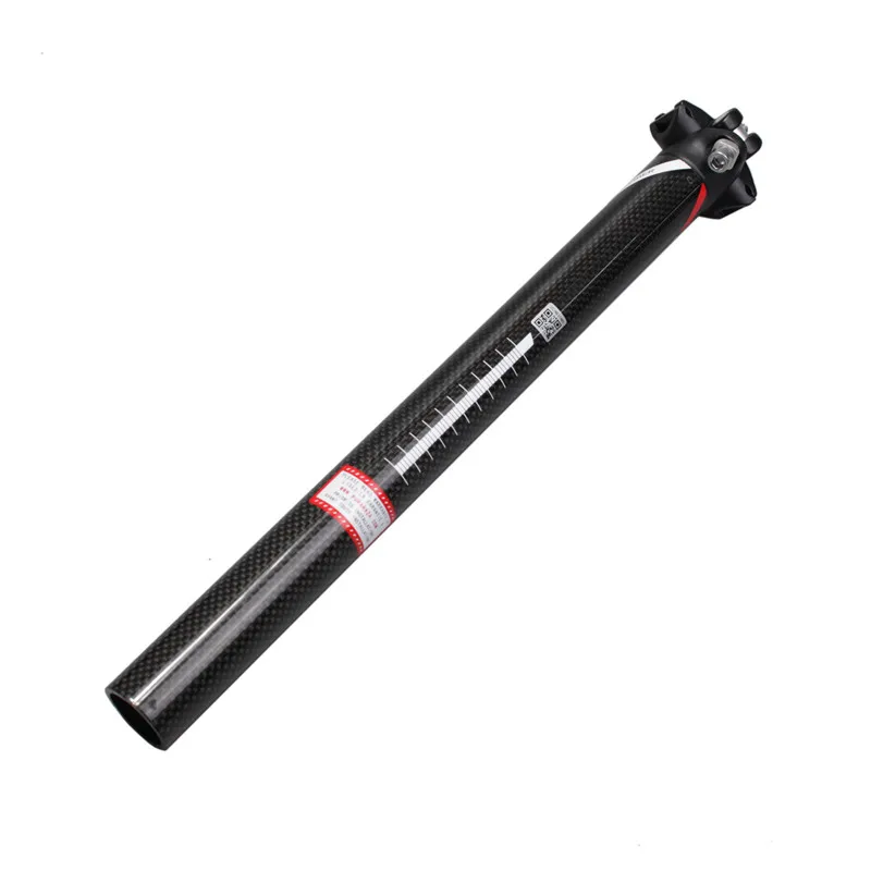 Ultralight Full Carbon Fiber Bicycle Seatpost Road Bike Seat Tube MTB Seatpost Double Nail Clamp Riding Accessories 2022 3K