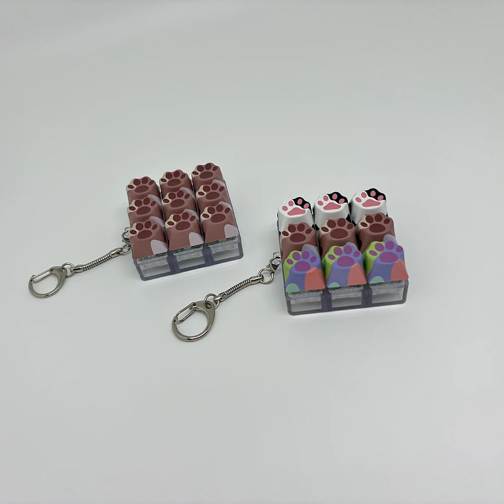 Handy-Anhänger Neuheit langsamer Druck Pop Fidget Schlüsselanhänger Drücken Sie Fingerspitzenspielzeug Niedlicher Kawaii Schlüsselanhänger Tastatur Klopfen – Detail 10