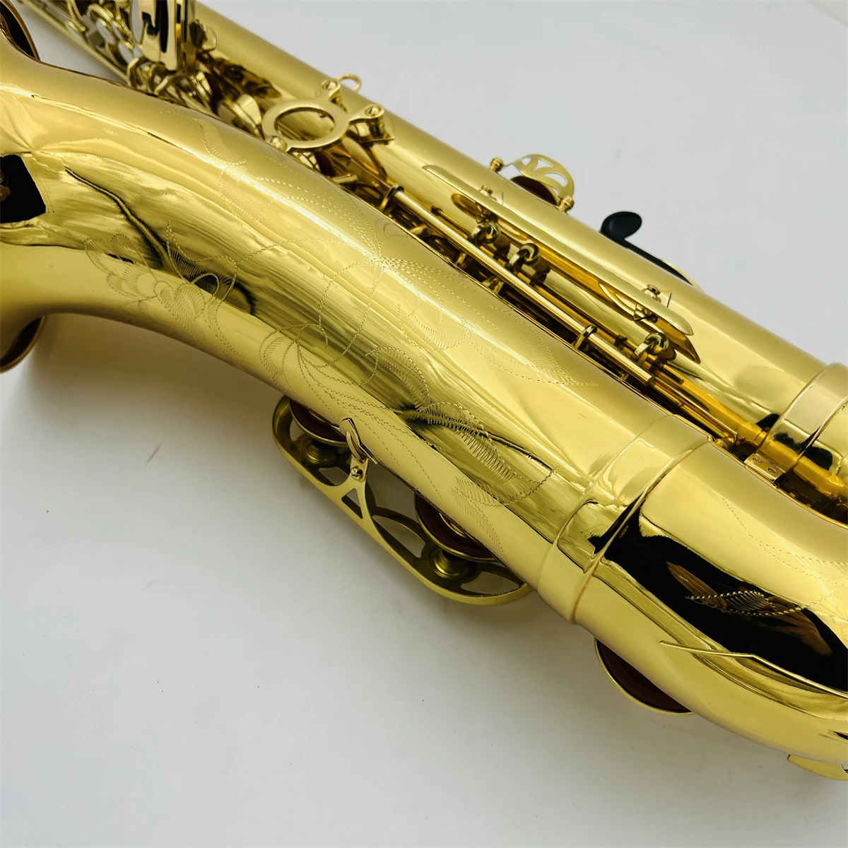 Real Pictures YTS-875EX Tenor Saxophone Brass Plated Shell Decoration Professional Woodwind Instruments With Sax Accessories