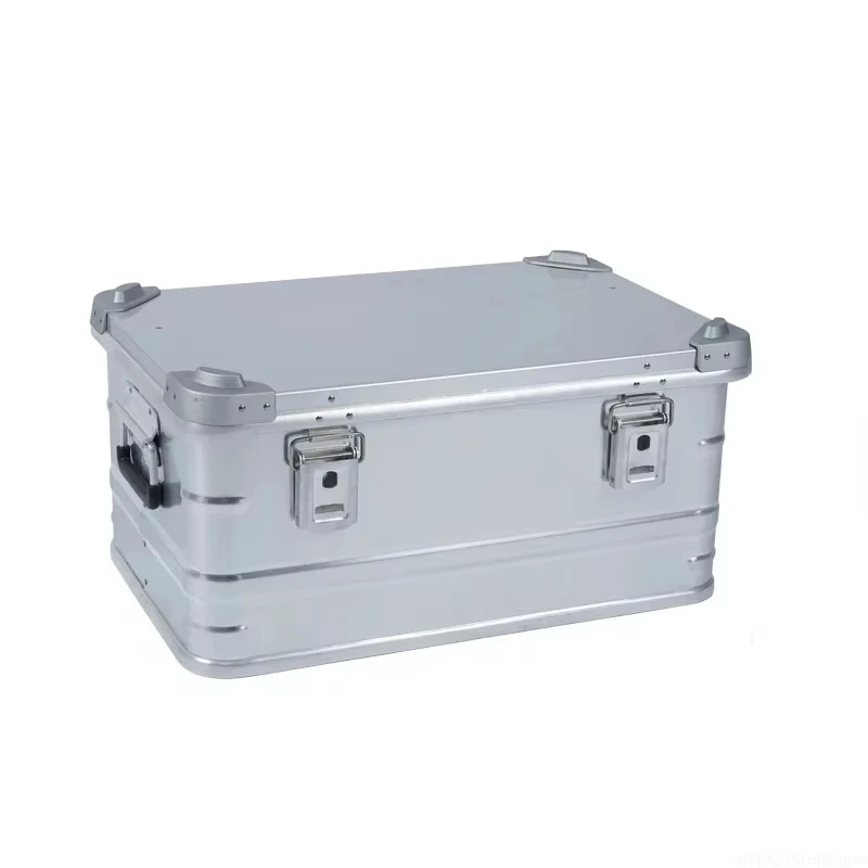 

Aluminum Alloy Self Driving Travel Storage Box Outdoor Camping Equipment Huge Capacity Suitcase Portable Big Case Camping box