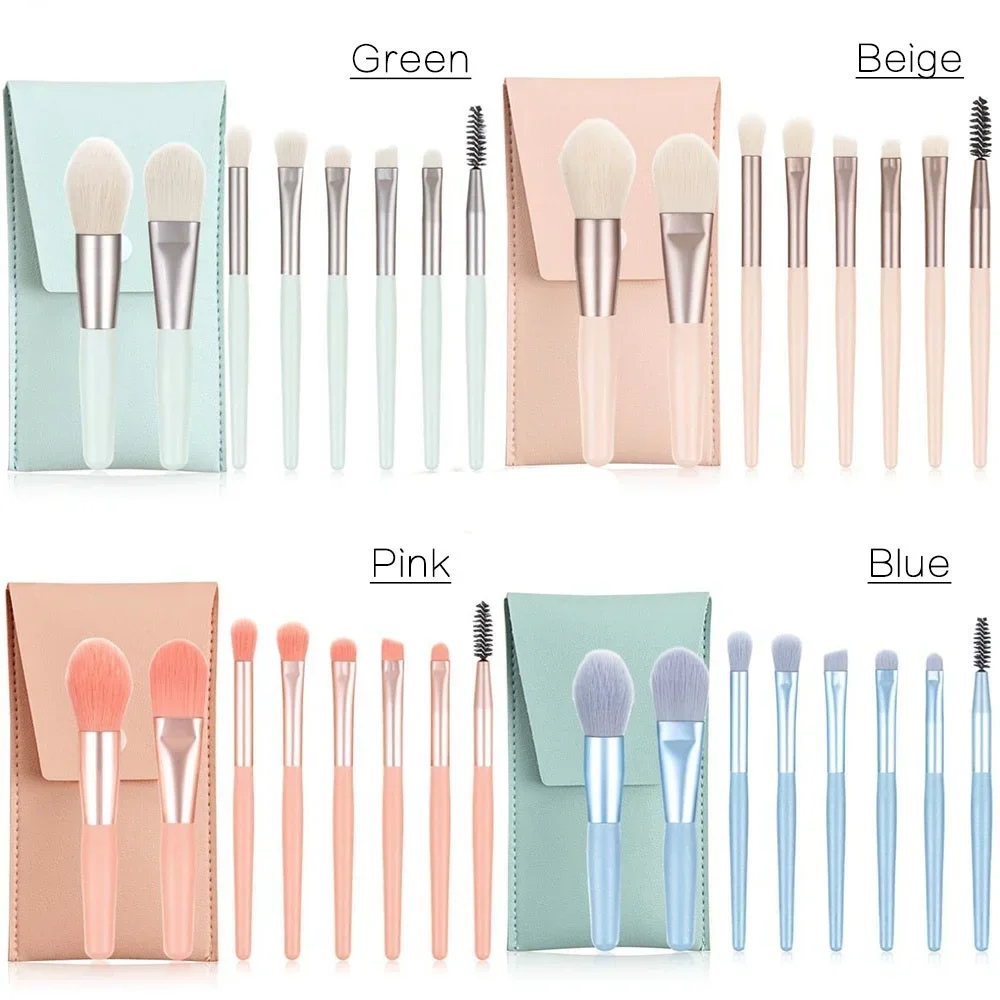 Delysia Kin 8pcs High Quality Mini Makeup Brushes Suit