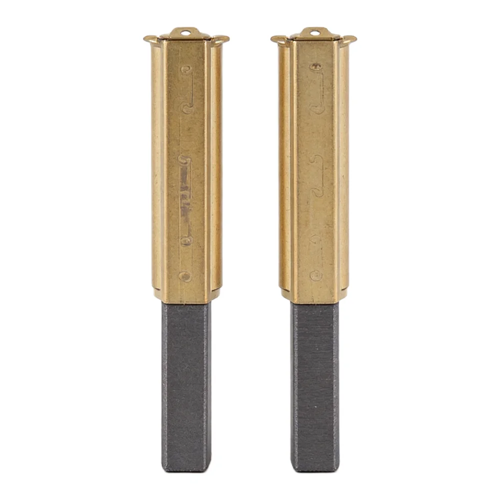 Diverse Compatibility Two Pcs of Efficiently Designed Carbon Brushes Size Six Point Three by Eleven by Thirty mm