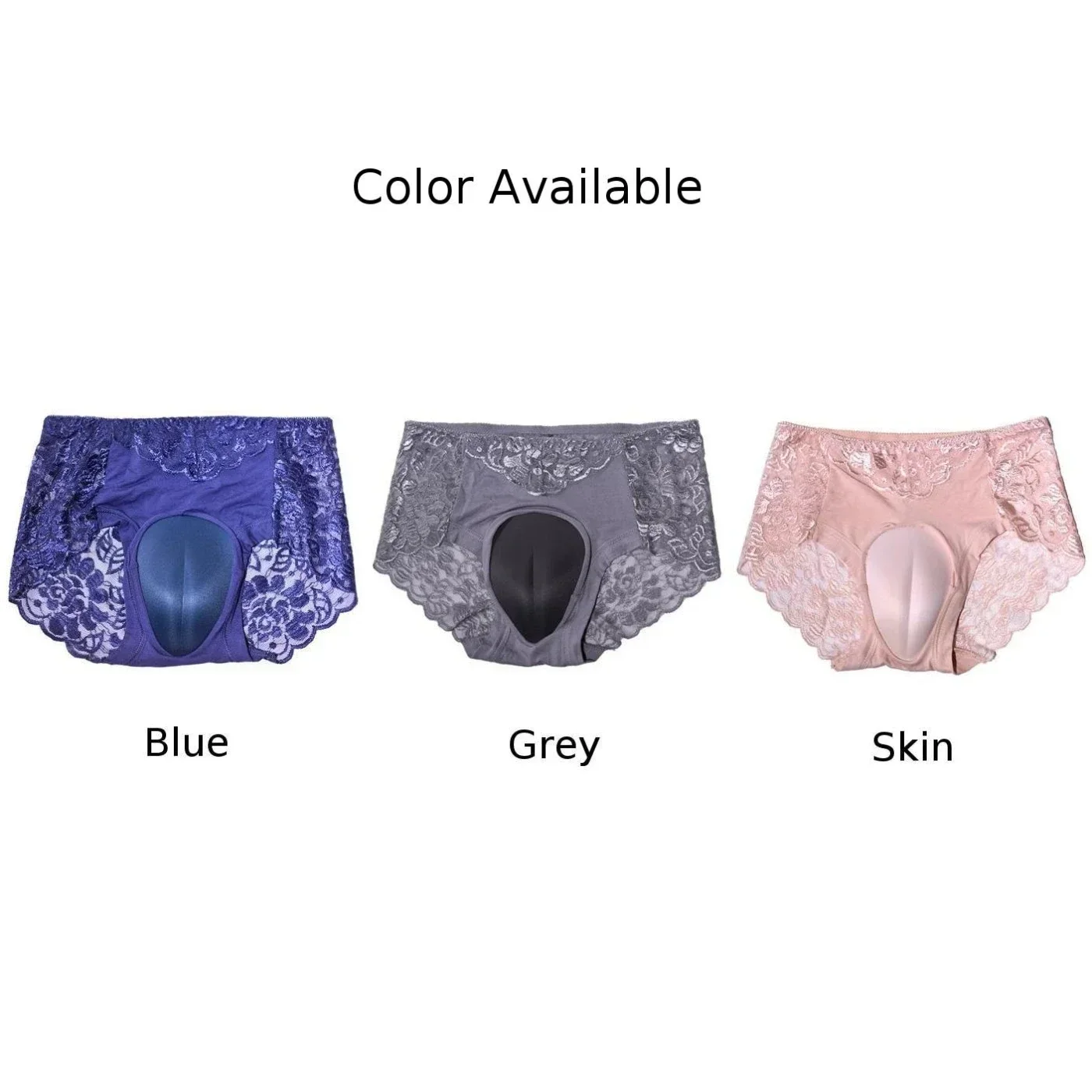 Mens Sissy Unisex Sexy Lace Lingerie Panties Briefs Hidden Jj Underpants Knickers Crossdress Erotic Pouch Male Briefs Shorts