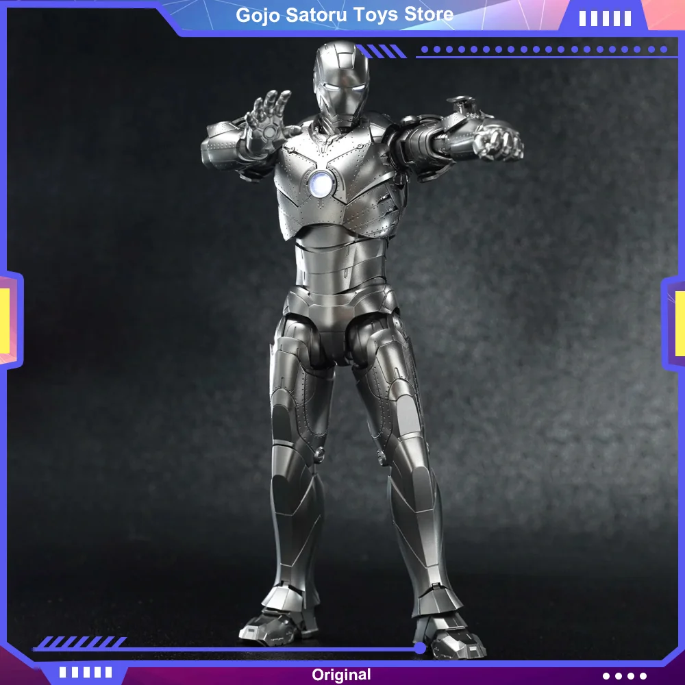 

[В наличии] Threezero Studio The Infinity Saga, экшн-фигурка DLX Iron Man Mark2, аниме-фигурка, подвижная модель, коллекция игрушек