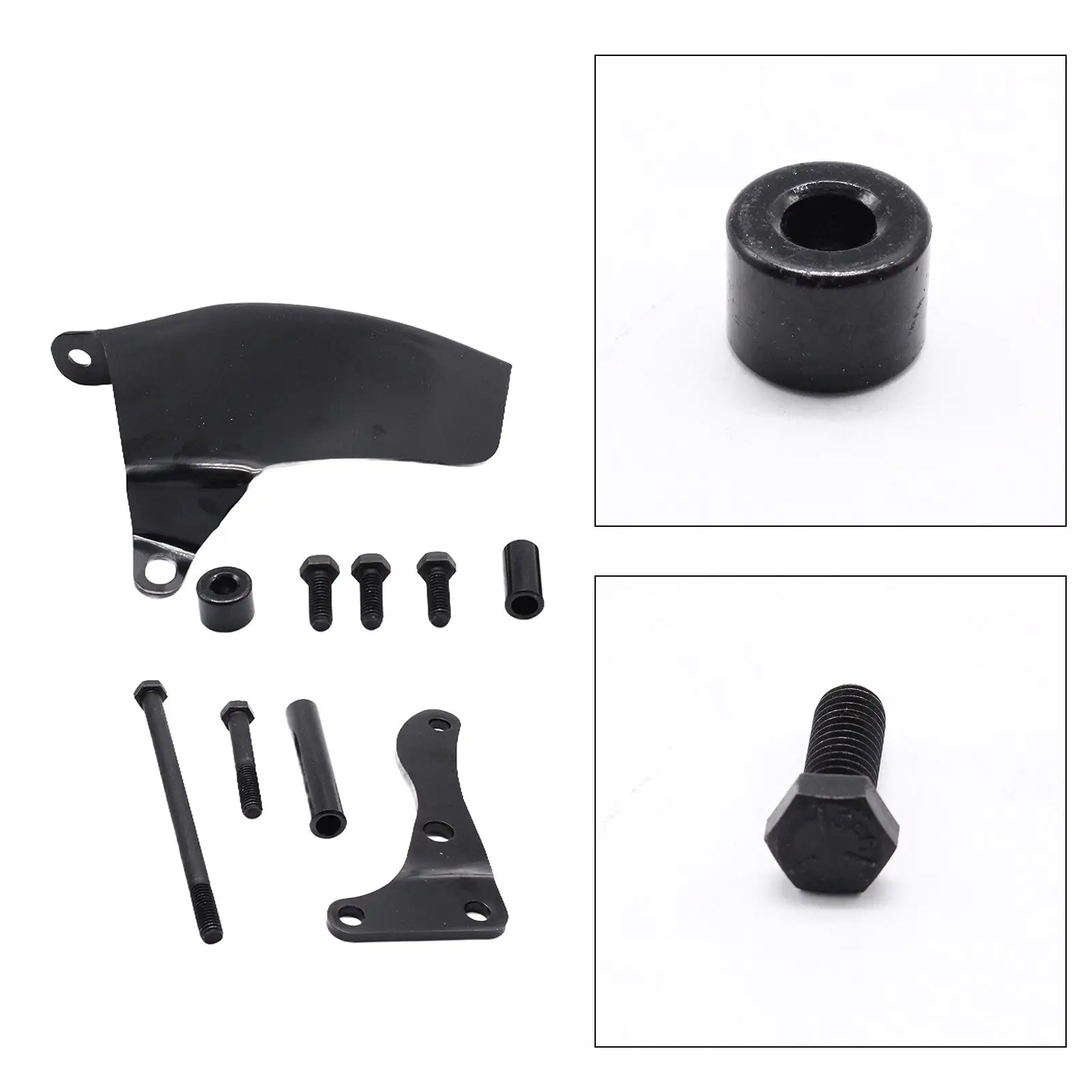 Long Water Pump Alternator Bracket Set, acessórios do carro, resistente, facilmente instalar, Substitui para Chevy, pequeno bloco 283, 400, 307, 265