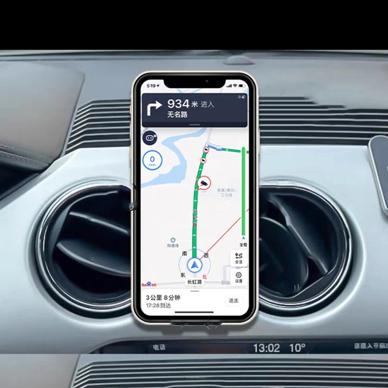 フォードマスタング用磁気自動車電話ホルダー,GPSマウント,空気防止クリップ,2015, 2016, 2017, 2018, 2019, 2020, 2021