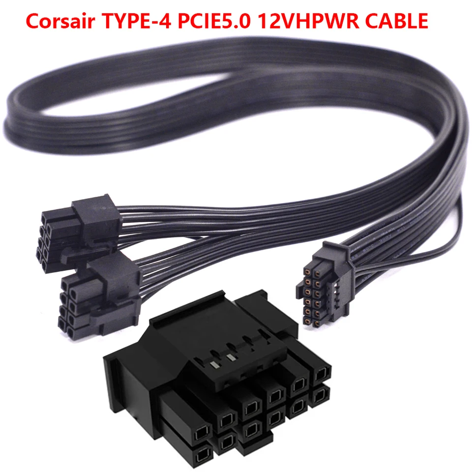 12VHPWR 16-pin PCIe 5.0 Cable 0.7m for RTX 4090