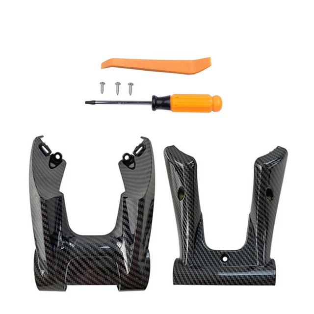 Car Steering Wheel Low Trim Cover For Mecedes Benz AMG A B C E G CLA W213 W238 W463 W257 C118 2019-2021 ABS Plastic Style