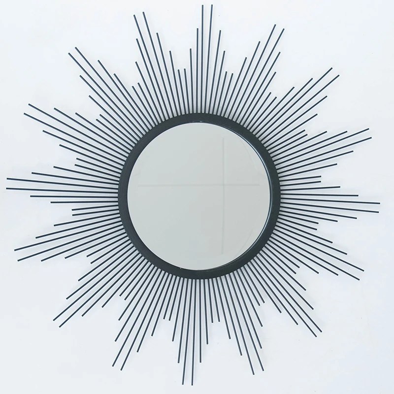 59*59cm Modern metal decorative wall mirrors creative design luxury wall decor art mirror for living room