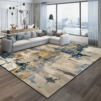 Nordic Abstract Style Carpets Living Room Decoration Easy Clean Large Area Rugs Bedroom Decor Non-slip Floor Mat Ковер Tapete 러그