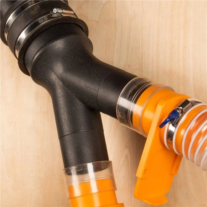 THIVN-2X 70276 4Inch To 2-1/2Inch Dust Collection Splitter Fitting,Dust Collection Hose Separator For Workshop Dust Collection