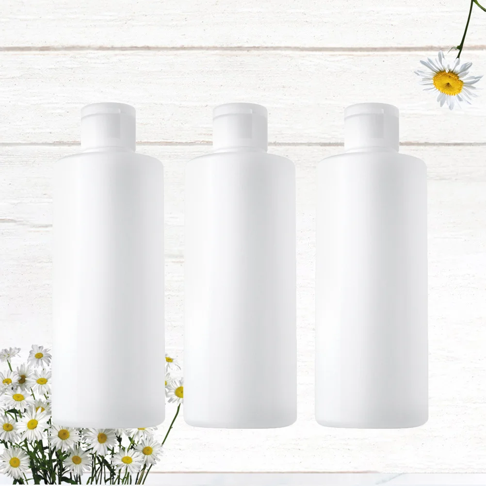 

3Pcs Refillable Travel Bottles Leakproof Empty Lotion Containers Portable Mini for Shampoo Makeup Remover Daily