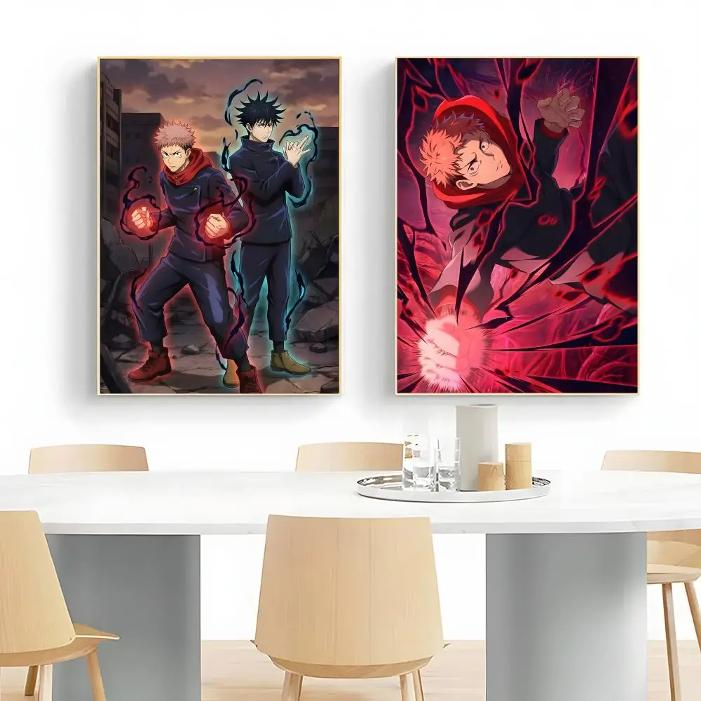 Intense Manga J-Jujutsu Kaisen Poster Wall Art Print Decorative Mural Home Decor Gift Unframed
