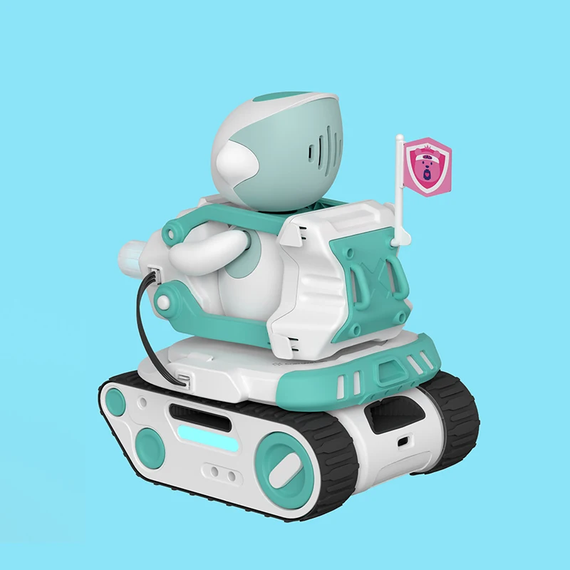 New Panxer for Blue Eilik Robot Emo Toy Interaction Robot, a Cute Intelligent Companion Remote-controlled Toy Combat Vehicle