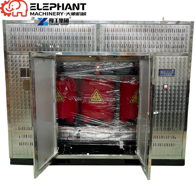 1000kVA 10kV/0.4kV Three Phase Dry Type Cast Resin High Temp Resistance Power Transformer Automatic Temperature Control