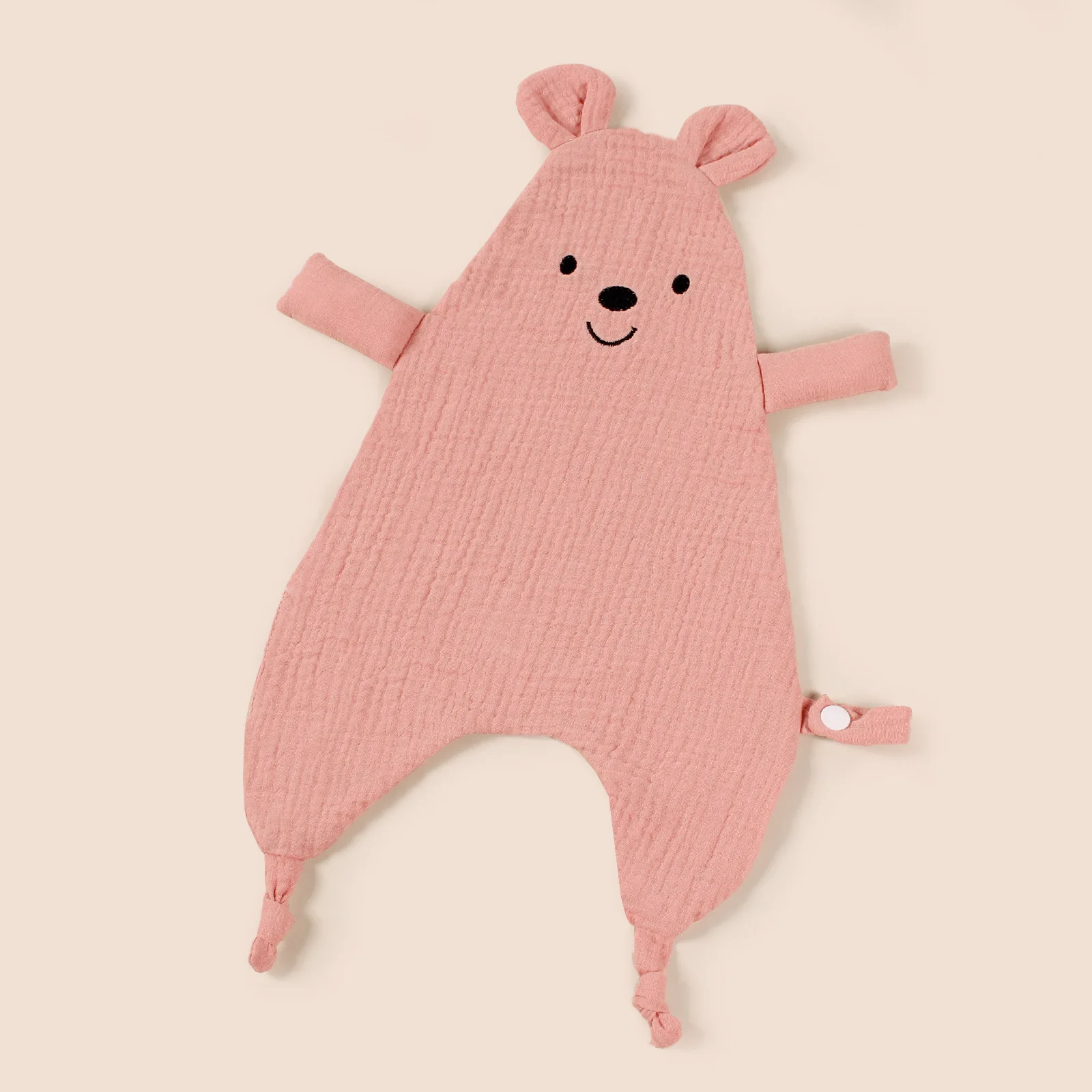 Cute Bear Baby Cotton Comforter Blanket Newborn Sleeping Dolls Rabbit Ears Sleep Toy Soothe Appease Towel Bibs Saliva Towel New