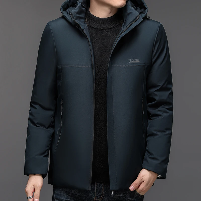 Men Casual Cotton-padded Jacket Windproof Warm Wear Resistant Fashion Casual High-quality Fabric Crisp Comfortable Skin Friendly