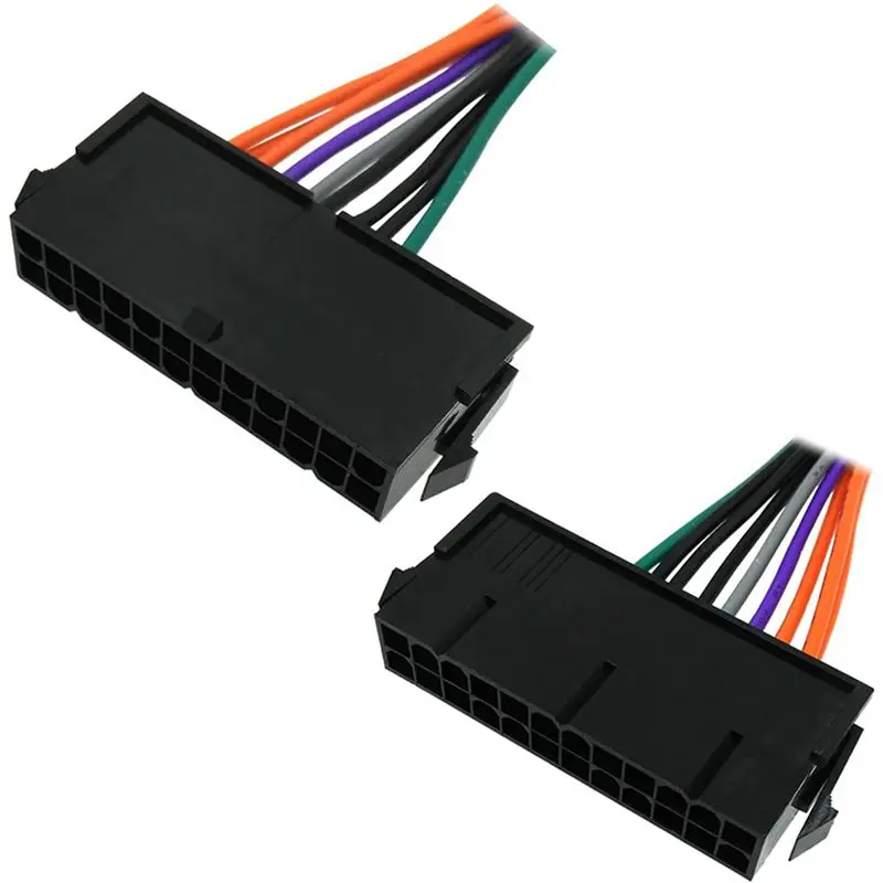 Superior-2X 24 Pin To 8 Pin ATX PSU Power Adapter Cable Compatible For DELL Optiplex 3020 7020 9020 Precision T1700 12-Inch(30Cm