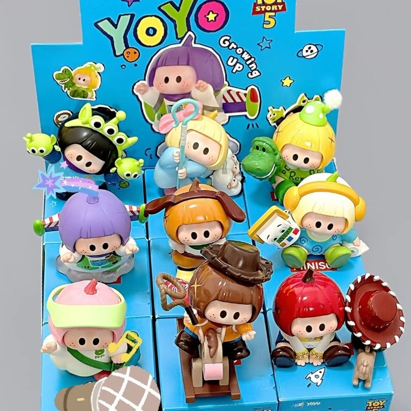 

YOYO Growing Up Series Blind Box Kawaii Anime YOYO Action Figure Surprise Mystery Box Collectible Desktop Decor Trend Toys Gift
