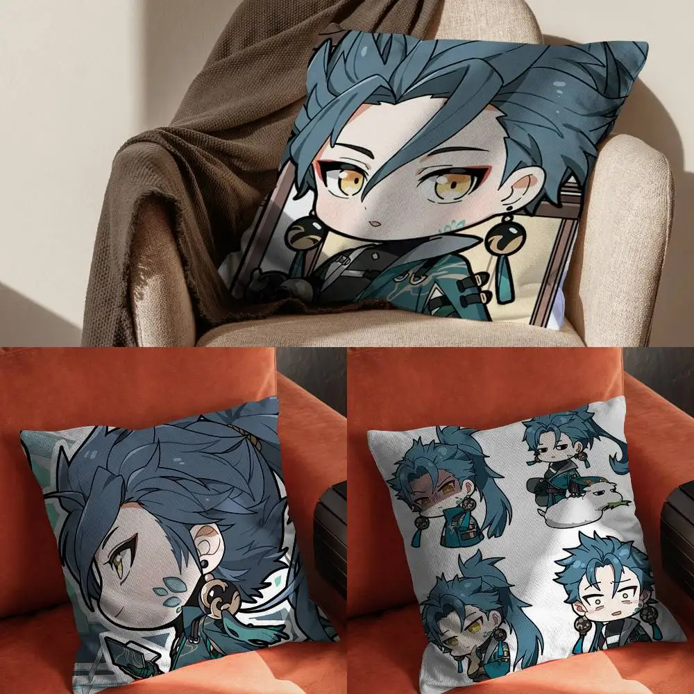 

Ji Yan Cute Wuthering Pillow Case For Car Pillows 60x60 Cushions Luxury Double Sided Cover Home And Decoration Sofa