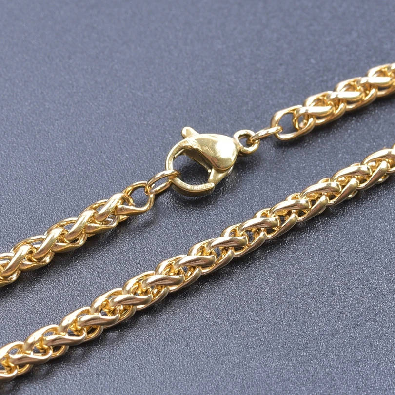 Keel Chains For Jewelry Making Supplies DIY Stainless Steel Chain Collier Acier Inoxydable Necklace Bracelet Handmade Long Chain