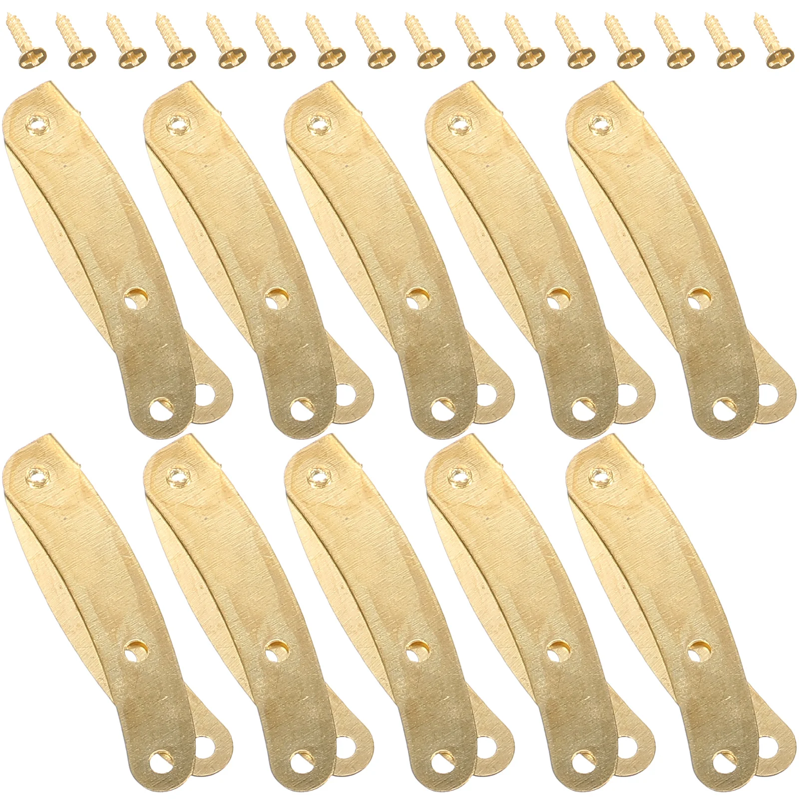 10 Pcs Lid Support Cabinet Door Hardware Stay Hinge Piano Hinges for Chest Heavy Duty and Latches Wood Boxes