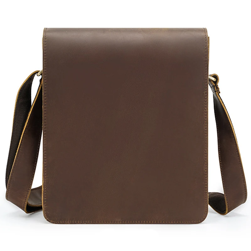 Newsbirds-Sac à bandoulière en cuir véritable pour homme, sacs de messager en cuir de haute qualité, sacs à bandoulière pour homme, design simple