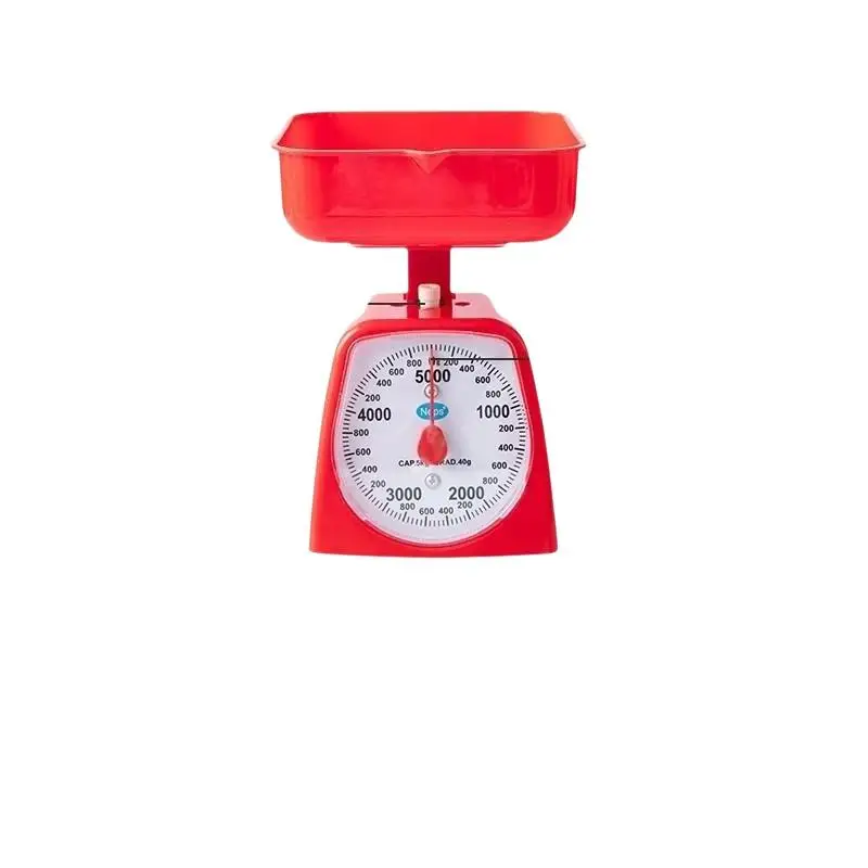 Analog Food Weighing Mechanical Scale High Accuracy Big Clear Dial for Home Kitchen Meal Prep Diet Tracking