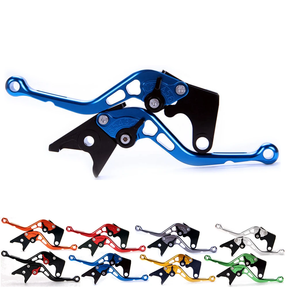 Leviers de frein et d'embrayage réglables pour moto, 2 trous, 7/8 ", 22mm, pour Kawasaki GTR1400/CONCOURS 07-17 ZX1400/14R ZZR1400 06-17