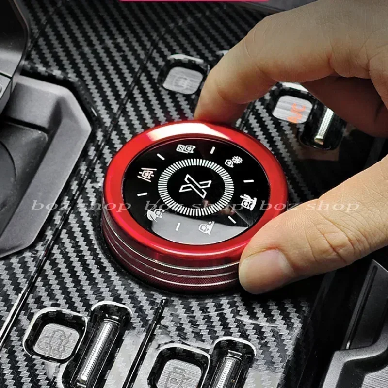 For Chery Jetour Traveler Shanhai T2 Modified Central Control Knob Decoration Circle Gear Shift Car Interior Driving