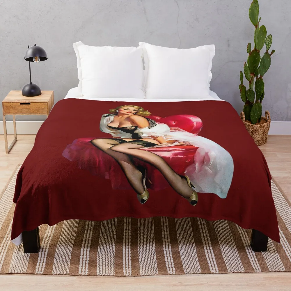 

Pin-Up Throw Blanket
