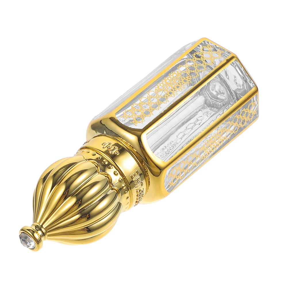 

Empty Perfume Bottle Glass Roller Essential Oil Bottles Refillable Small Portable Aroma Storage Containers for Travel