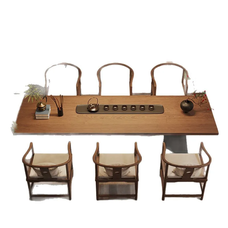 

Solid wood new Chinese tea table 2025 new for home use