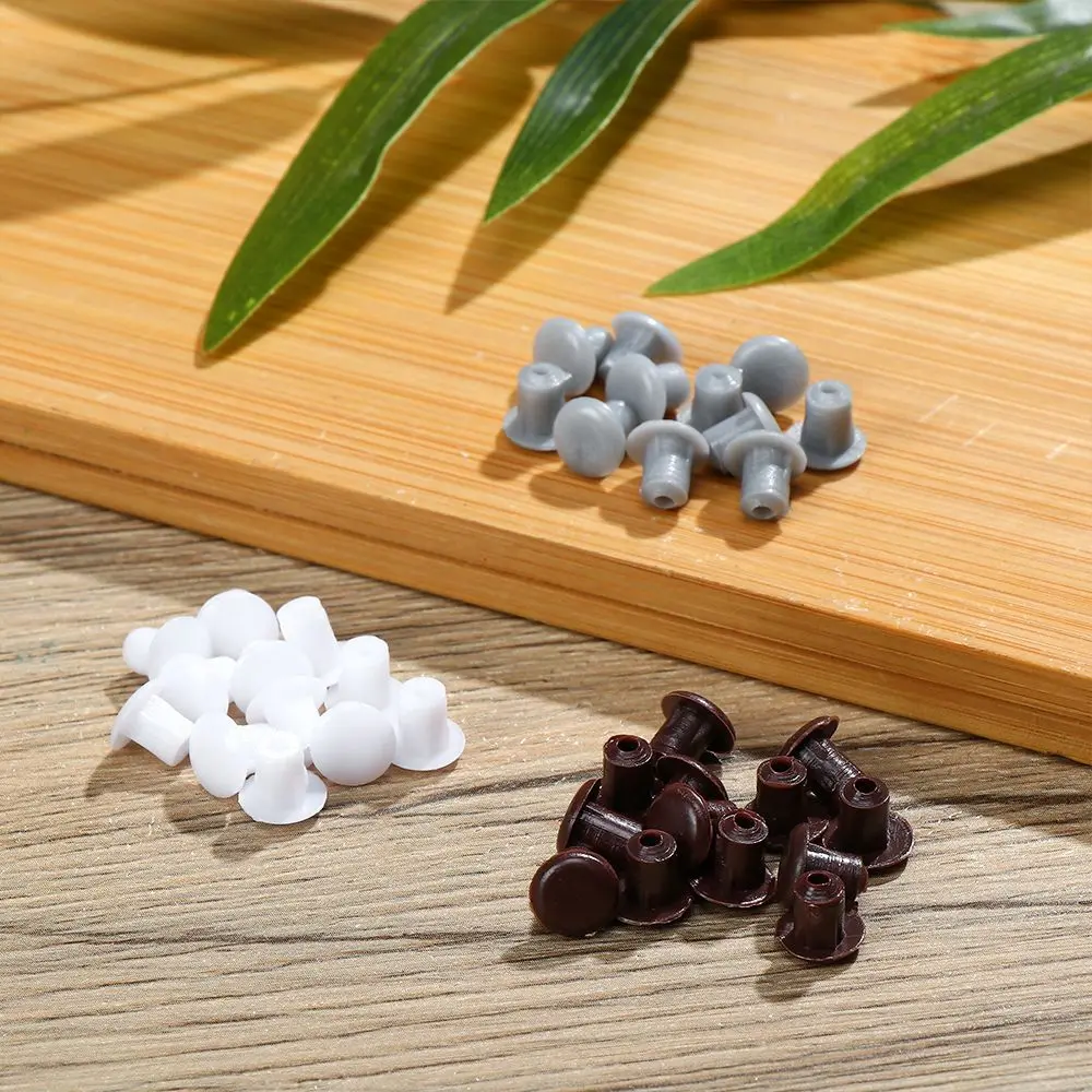 150pcs Furniture Hole Covers Decor Plastic 5mm Diameter Screw Cap Cabinet Drill Hole Dust Plug Grommet Hardware Fitting