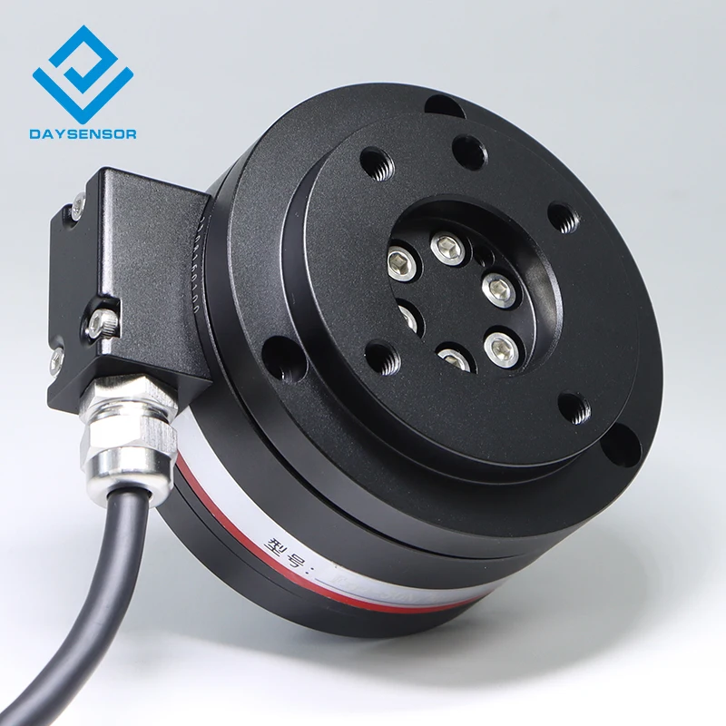 China Factory axis force torque load cell high precision six axis force sensor in robotic end arm use